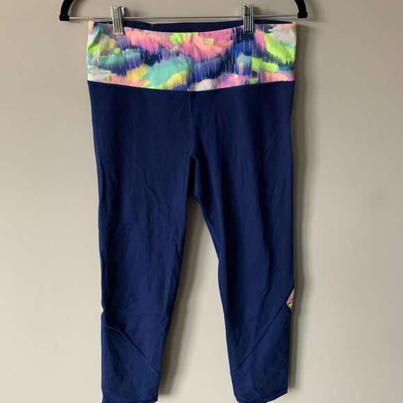 Victoria Secret - Leggings - Blue with Pink Tye-Dye (VSX Sport) - Picture 1 of 3